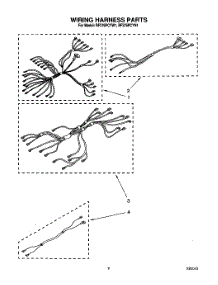 06 - Wiring Harness parts for Whirlpool Range RF376PCYW1 from AppliancePartsPros.com