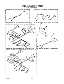09 - Wiring Harness parts for Whirlpool Oven RB170PXXB4 from AppliancePartsPros.com