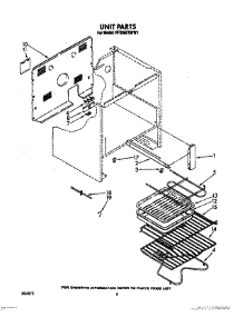 05 - Unit, Lit / Optional parts for Whirlpool Range RF395PXWW1 from AppliancePartsPros.com