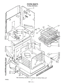 04 - Oven parts for Whirlpool Range RS6750XVW1 from AppliancePartsPros.com