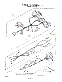 05 - Wiring Harness , Lit / Optional parts for Whirlpool Range RS6750XVW1 from AppliancePartsPros.com
