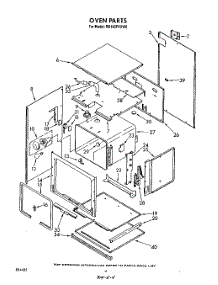 03 - Oven parts for Whirlpool Oven RB160PXXW0 from AppliancePartsPros.com