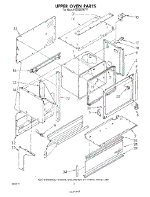 05 - Upper Oven parts for Whirlpool Range RE963PXPT1 from AppliancePartsPros.com
