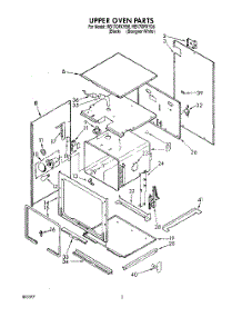 02 - Upper Oven parts for Whirlpool Oven RB170PXYB6 from AppliancePartsPros.com
