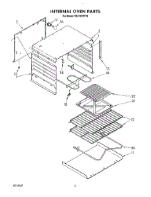 03 - Internal Oven parts for Whirlpool Range RS313PXTT0 from AppliancePartsPros.com