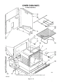 04 - Lower Oven parts for Whirlpool Oven RB275PXV0 from AppliancePartsPros.com