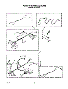 09 - Wiring Harness parts for Whirlpool Oven RB770PXXB0 from AppliancePartsPros.com