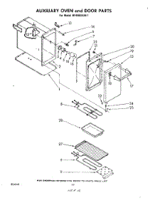 06 - Auxiliary Oven And Door , Literature parts for Whirlpool Range RF4900XLW1 from AppliancePartsPros.com