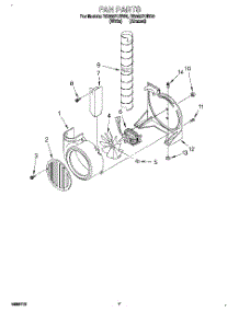 05 - Fan, Literature parts for Whirlpool Range RS385PCBN0 from AppliancePartsPros.com