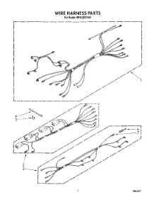 06 - Wire Harness parts for Whirlpool Range RF302BXVG0 from AppliancePartsPros.com