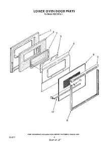 05 - Section parts for Whirlpool Oven RB275PXV1 from AppliancePartsPros.com