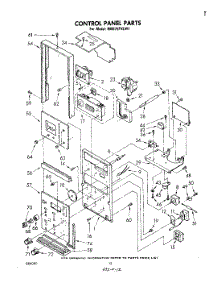 07 - Control Panel parts for Whirlpool Range RM975PXLW1 from AppliancePartsPros.com
