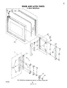 11 - Door And Latch parts for Whirlpool Range RM975PXLW1 from AppliancePartsPros.com