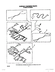 09 - Wiring Harness parts for Whirlpool Oven RB170PXXW2 from AppliancePartsPros.com