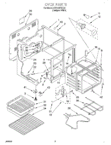 03 - Oven parts for Whirlpool Range 4RF310PXDQ0 from AppliancePartsPros.com
