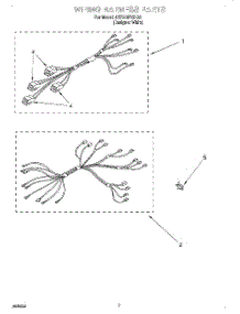05 - Wiring Harness, Lit / Optional parts for Whirlpool Range 4RF310PXDQ0 from AppliancePartsPros.com