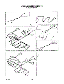 09 - Wiring Harness parts for Whirlpool Oven RB170PXYB2 from AppliancePartsPros.com