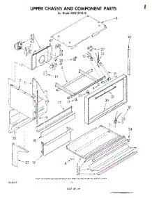 06 - Upper Chassis And Components parts for Whirlpool Range RM973PXLT0 from AppliancePartsPros.com