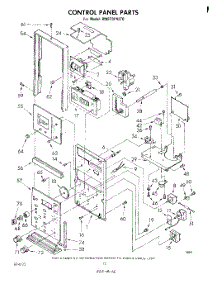 07 - Control Panel parts for Whirlpool Range RM973PXLT0 from AppliancePartsPros.com