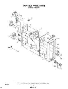 05 - Control Panel parts for Whirlpool Range RE953PXPT1 from AppliancePartsPros.com
