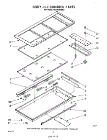 02 - Section parts for Whirlpool Cooktop RC8850XRH0 from AppliancePartsPros.com