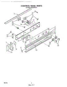 03 - Control Panel parts for Whirlpool Range RS670PXV0 from AppliancePartsPros.com