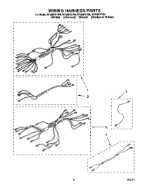 06 - Wiring Harness, Lit\Optional parts for Whirlpool Range RF396PXYW4 from AppliancePartsPros.com