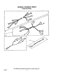 07 - Wiring Harness parts for Whirlpool Range RF316PXXW0 from AppliancePartsPros.com