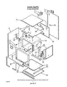 03 - Oven parts for Whirlpool Oven RB160PXXB0 from AppliancePartsPros.com