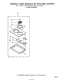 03 - Rck866(261951) parts for Whirlpool Cooktop RC8300XKH from AppliancePartsPros.com