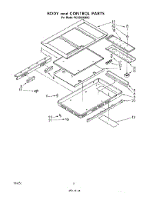 02 - Section parts for Whirlpool Cooktop RC8350XRH0 from AppliancePartsPros.com