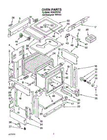 03 - Section parts for Whirlpool Range RS363PXYQ2 from AppliancePartsPros.com