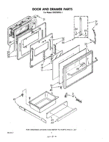 05 - Door And Drawer parts for Whirlpool Range RS576PXL1 from AppliancePartsPros.com