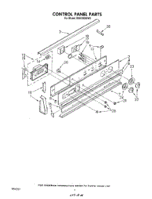 03 - Control Panel parts for Whirlpool Range RS6700XKW3 from AppliancePartsPros.com