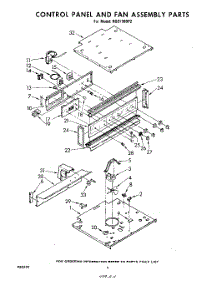 03 - Control Panel And Fan Assembly parts for Whirlpool Oven RGE1700P2 from AppliancePartsPros.com