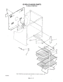 05 - Oven Chassis , Lit / Optional parts for Whirlpool Range RF396PXVW2 from AppliancePartsPros.com