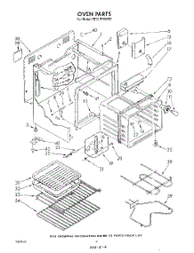 05 - Oven parts for Whirlpool Range RF317PXWW1 from AppliancePartsPros.com
