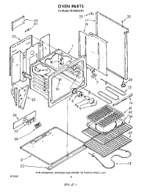 04 - Oven parts for Whirlpool Range RF4900XLW4 from AppliancePartsPros.com