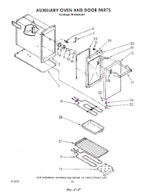 06 - Auxiliary Oven And Door , Literature parts for Whirlpool Range RF4900XLW4 from AppliancePartsPros.com