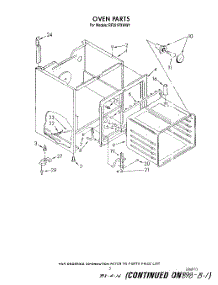 04 - Oven parts for Whirlpool Range RF391PXWW1 from AppliancePartsPros.com