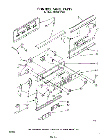 03 - Control Panel parts for Whirlpool Range RF398PXPW0 from AppliancePartsPros.com