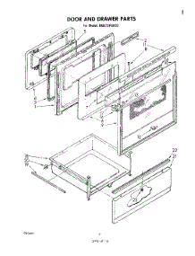 04 - Door And Drawer parts for Whirlpool Range RM973PXKT0 from AppliancePartsPros.com