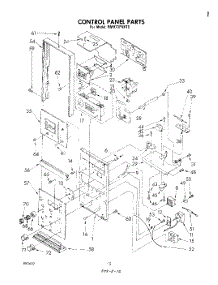 07 - Control Panel parts for Whirlpool Range RM973PXKT0 from AppliancePartsPros.com