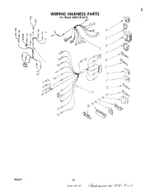 08 - Wiring Harness parts for Whirlpool Range RM973PXKT0 from AppliancePartsPros.com