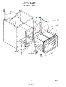 04 - Oven parts for Whirlpool Range RFE3000W1 from AppliancePartsPros.com