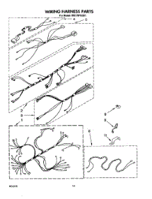 12 - Wiring Harness parts for Whirlpool Oven RM778PXXB1 from AppliancePartsPros.com
