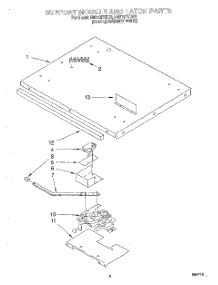 04 - Support Module And Latch parts for Whirlpool Oven RM770PXBQ2 from AppliancePartsPros.com