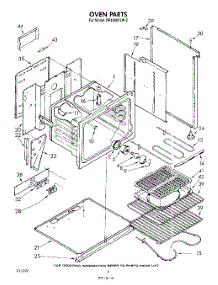04 - Oven parts for Whirlpool Range RF4900XLW2 from AppliancePartsPros.com