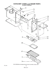 06 - Auxiliary Oven And Door , Literature parts for Whirlpool Range RF4900XLW2 from AppliancePartsPros.com