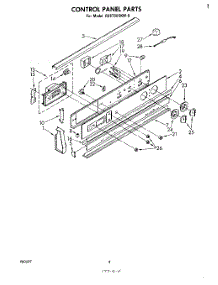 03 - Control Panel parts for Whirlpool Range RS6700XKW0 from AppliancePartsPros.com